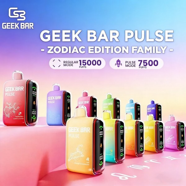 Geek Bar Pulse 15000口拋棄式電子煙 拋棄式電子菸 正品現貨  當天可出貨 新日期 08/31